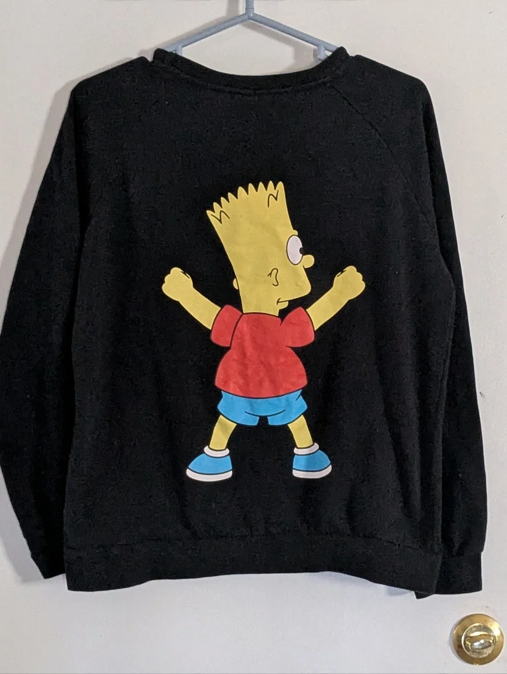 The Simpsons Bart Simpson Crewneck Sweatshirt Lg